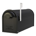 Architectural Mailboxes Winston Post Mount Mailbox Black 8830B-10